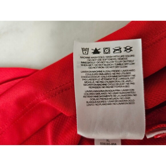 Nike Dri-FIT Travis Basketball Polo Shirt - Size XL - Red - Picture 6 of 9